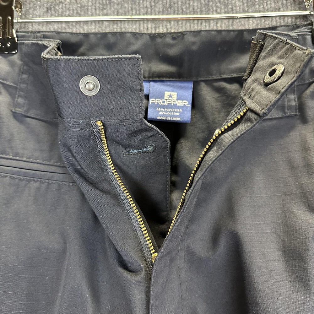 Propper Pants Mens 32x31 Blue Cargo Tactical Ripstop Workwear Outdoor Utility - Picture 10 of 12